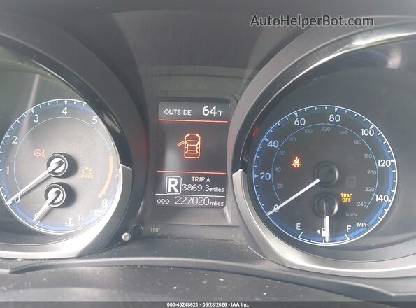 2T1BURHE3GC672345 2016 TOYOTA COROLLA Silver უკანა სავარძლების ხედი