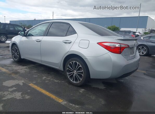 2T1BURHE3GC672345 2016 TOYOTA COROLLA Silver უკანა მარცხენა