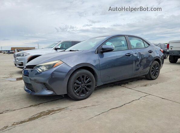 2T1BURHE3GC712780 2016 TOYOTA LL Синий Передняя левая четверть