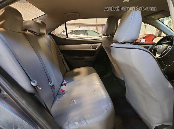 2T1BURHE3GC716747 2016 TOYOTA COROLLA Gray Vista de los asientos traseros