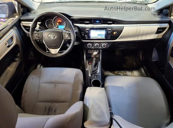 2T1BURHE3GC716747 2016 TOYOTA COROLLA Gray Vista del salpicadero