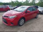 2016 Toyota Corolla Le Red vin: 2T1BURHE3GC745228