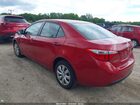 2016 Toyota Corolla Le Red vin: 2T1BURHE3GC745228