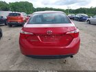2016 Toyota Corolla Le Red vin: 2T1BURHE3GC745228