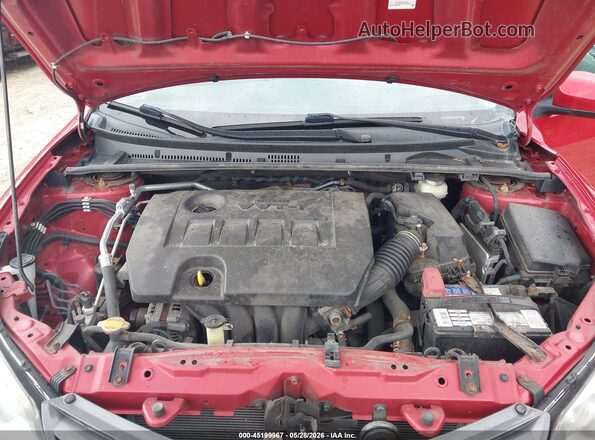 2T1BURHE3GC745228 2016 TOYOTA COROLLA Red Widok z tyłu