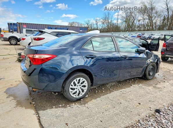 2T1BURHE3HC785620 2017 TOYOTA COROLLA Blue Задня права чверть