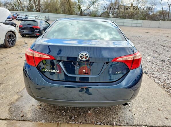 2T1BURHE3HC785620 2017 TOYOTA COROLLA Blue Вид ззаду