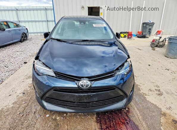2T1BURHE3HC785620 2017 TOYOTA COROLLA Blue Вид спереду