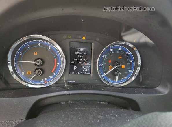 2T1BURHE3HC785620 2017 TOYOTA COROLLA Blue Вид щитка приладів