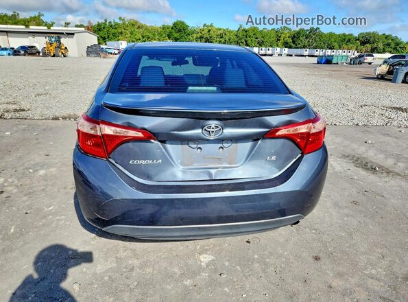 2T1BURHE3HC868013 2017 TOYOTA COROLLA Серый Вид сзади