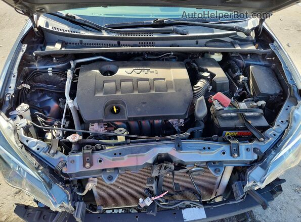 2T1BURHE3HC868013 2017 TOYOTA COROLLA Серый Вид задней части салона