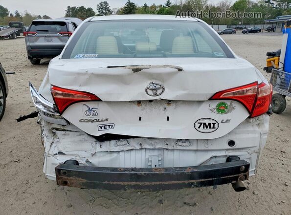 2T1BURHE3HC956186 2017 TOYOTA COROLLA White უკანა ხედი