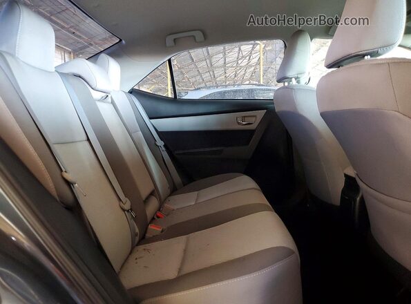2T1BURHE3HC958407 2017 TOYOTA COROLLA Gray Widok tylnych siedzeń