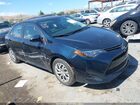 2018 Toyota Corolla Le Blue vin: 2T1BURHE3JC008294