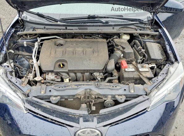 2T1BURHE3JC025791 2018 TOYOTA COROLLA Черный Вид задней части салона