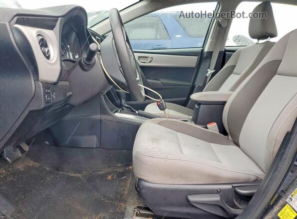 2T1BURHE3JC025791 2018 TOYOTA COROLLA Черный Вид салона спереди