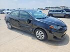 2018 Toyota Corolla Le Черный vin: 2T1BURHE3JC032045