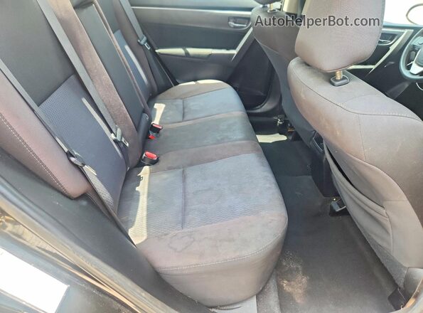 2T1BURHE3JC032045 2018 TOYOTA COROLLA Черный Вид задних сидений