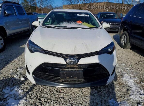 2T1BURHE3JC045247 2018 TOYOTA COROLLA White Դիմացի տեսք