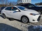 2018 Toyota Corolla Le White vin: 2T1BURHE3JC045247