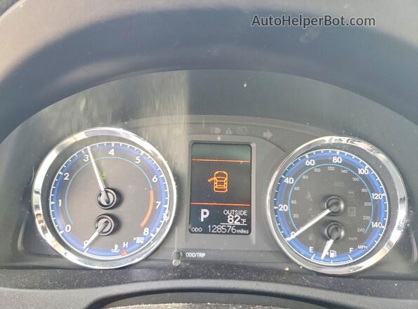 2T1BURHE3JC084551 2018 TOYOTA COROLLA Charcoal Вид щитка приладів