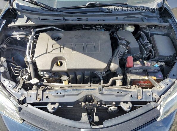 2T1BURHE3JC084551 2018 TOYOTA COROLLA Charcoal Вид задньої частини салону