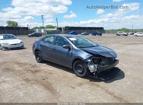 2T1BURHE3JC121114 2018 TOYOTA COROLLA Gray Przód prawy