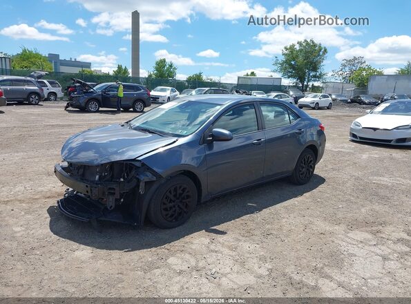 2T1BURHE3JC121114 2018 TOYOTA COROLLA Gray Przód lewy