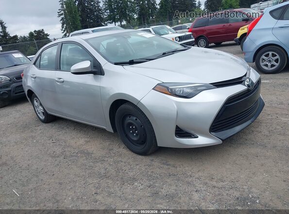 2T1BURHE3JC978257 2018 TOYOTA COROLLA Gray წინა მარჯვენა