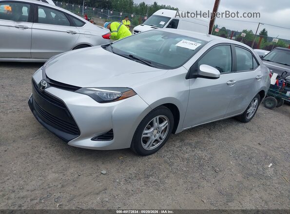 2T1BURHE3JC978257 2018 TOYOTA COROLLA Gray წინა მარცხენა ხედი სამი მეოთხედიდან
