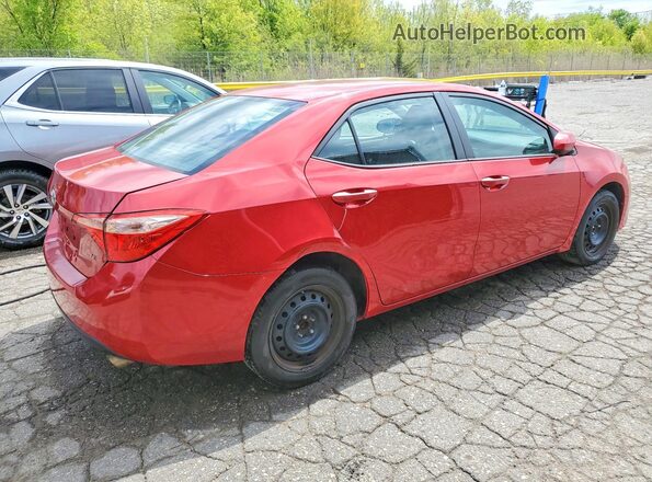 2T1BURHE3JC982082 2018 TOYOTA LL Красный Задняя правая четверть