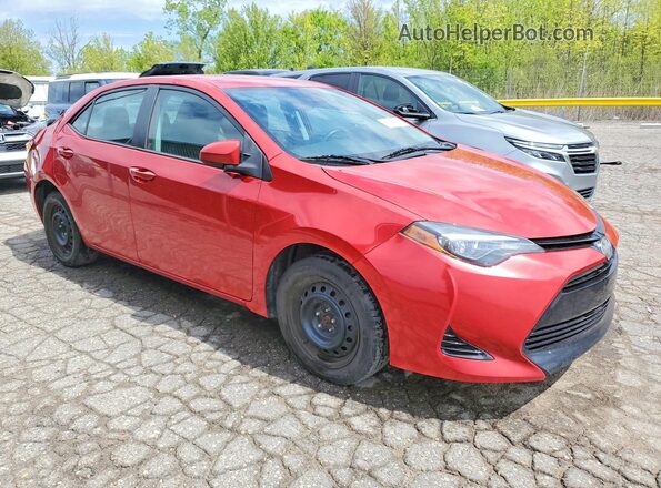 2T1BURHE3JC982082 2018 TOYOTA LL Красный Передняя правая четверть