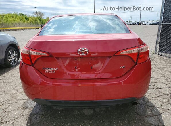 2T1BURHE3JC982082 2018 TOYOTA LL Красный Вид сзади
