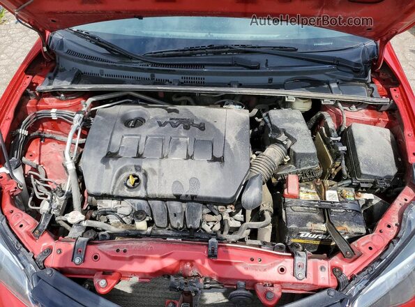 2T1BURHE3JC982082 2018 TOYOTA LL Красный Вид задней части салона