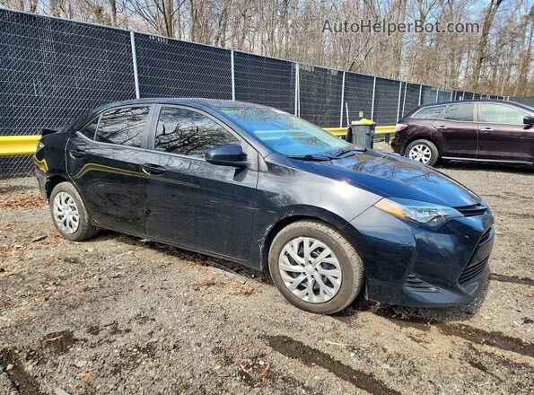 2T1BURHE3KC167947 2019 TOYOTA LL Черный Передняя правая четверть
