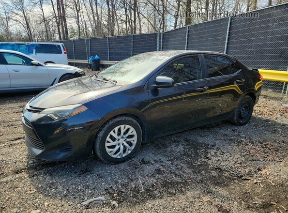 2T1BURHE3KC167947 2019 TOYOTA LL Черный Передняя левая четверть