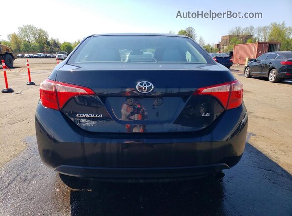 2T1BURHE3KC169634 2019 TOYOTA COROLLA Черный Вид сзади