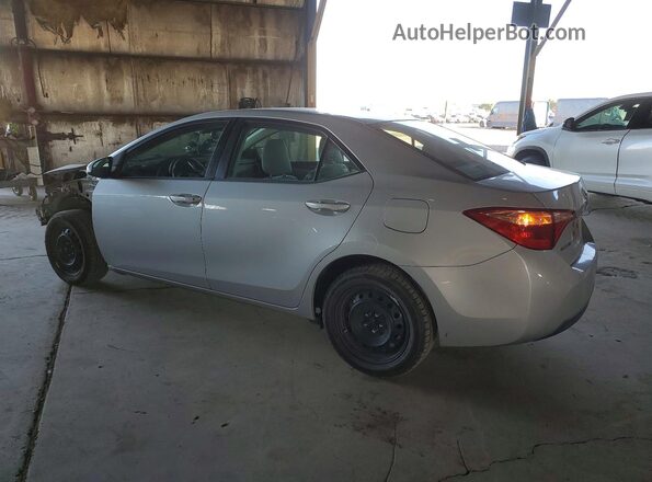 2T1BURHE3KC208416 2019 TOYOTA COROLLA Серебряный Задняя левая четверть