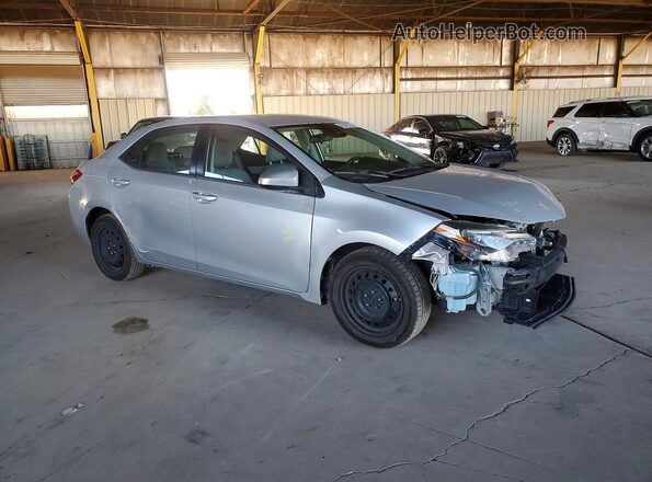 2T1BURHE3KC208416 2019 TOYOTA COROLLA Серебряный Передняя правая четверть