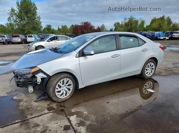 2T1BURHE3KC227144 2019 TOYOTA COROLLA Silver Передня ліва чверть