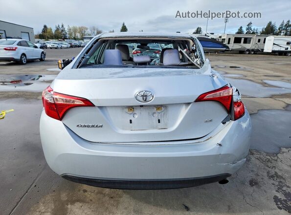2T1BURHE3KC227144 2019 TOYOTA COROLLA Silver Вид ззаду