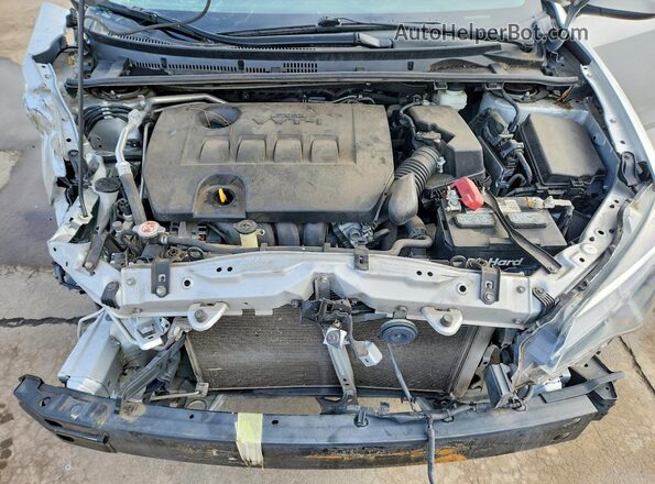 2T1BURHE3KC227144 2019 TOYOTA COROLLA Silver Вид задньої частини салону