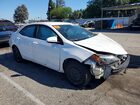 2019 Toyota Corolla Le White vin: 2T1BURHE3KC237785
