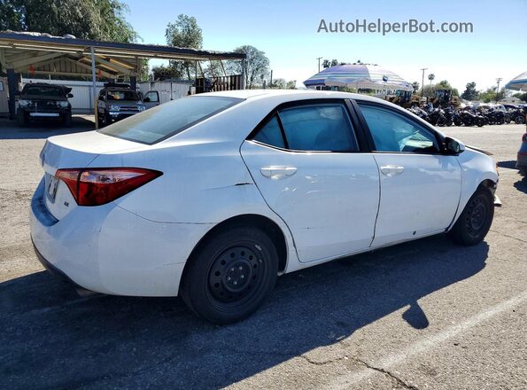 2T1BURHE3KC237785 2019 TOYOTA COROLLA White Trasero derecho