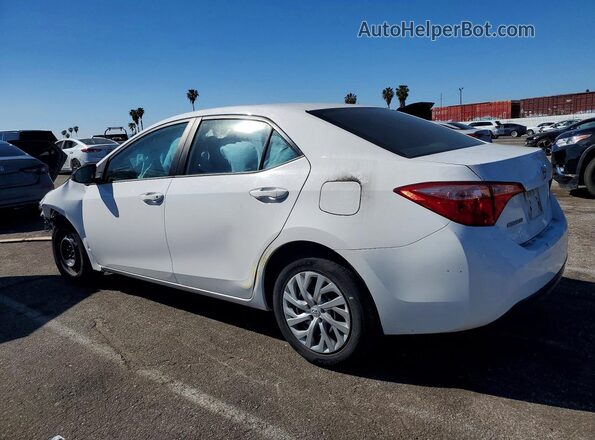 2T1BURHE3KC237785 2019 TOYOTA COROLLA White Trasero izquierdo