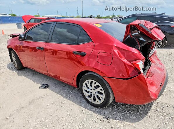 2T1BURHE4GC522437 2016 TOYOTA COROLLA Red Tył lewy