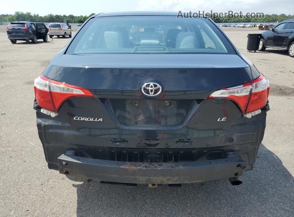 2T1BURHE4GC559441 2016 TOYOTA COROLLA Черный Вид сзади