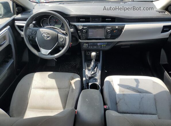 2T1BURHE4GC559441 2016 TOYOTA COROLLA Черный Вид панели приборов