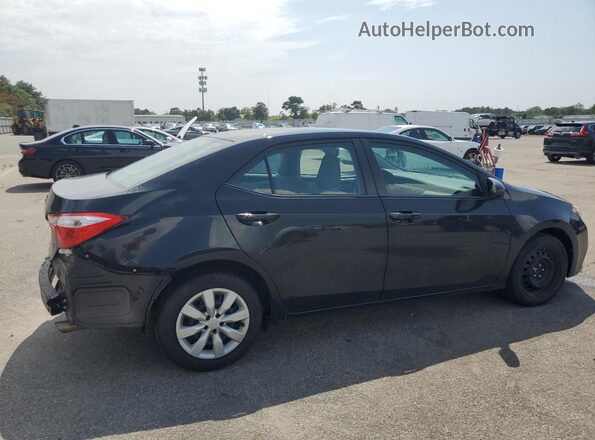 2T1BURHE4GC559441 2016 TOYOTA COROLLA Черный Задняя правая четверть