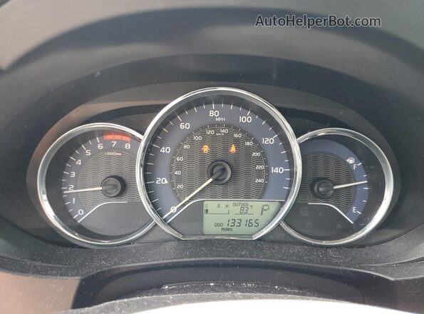 2T1BURHE4GC559441 2016 TOYOTA COROLLA Черный Вид щитка приборов